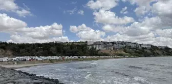 Tekirdağ'da Olumsuz Hava Koşulları Nedeniyle Denize Girmek Yasaklandı
