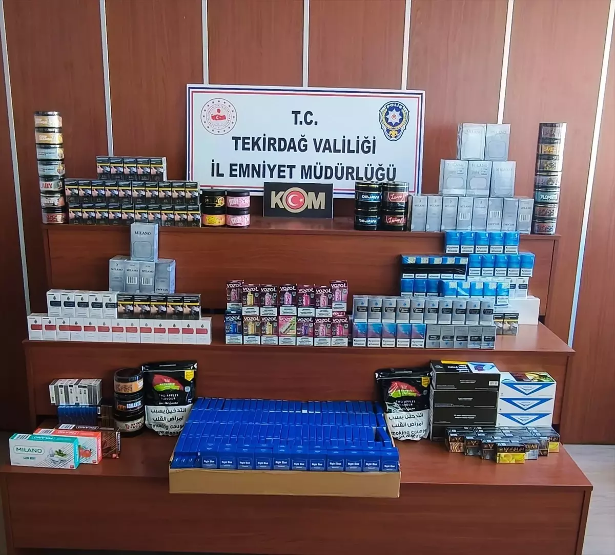 Tekirdağ'da Kaçakçılık Operasyonu: 2 Gözaltı