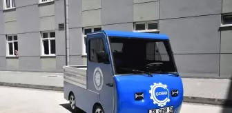 Tekirdağ'daki Öğrenciler Elektrikli Kamyonet Geliştirdi