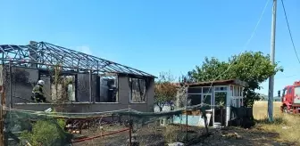 Tekirdağ'da Müstakil Evde Çıkan Yangın Söndürüldü