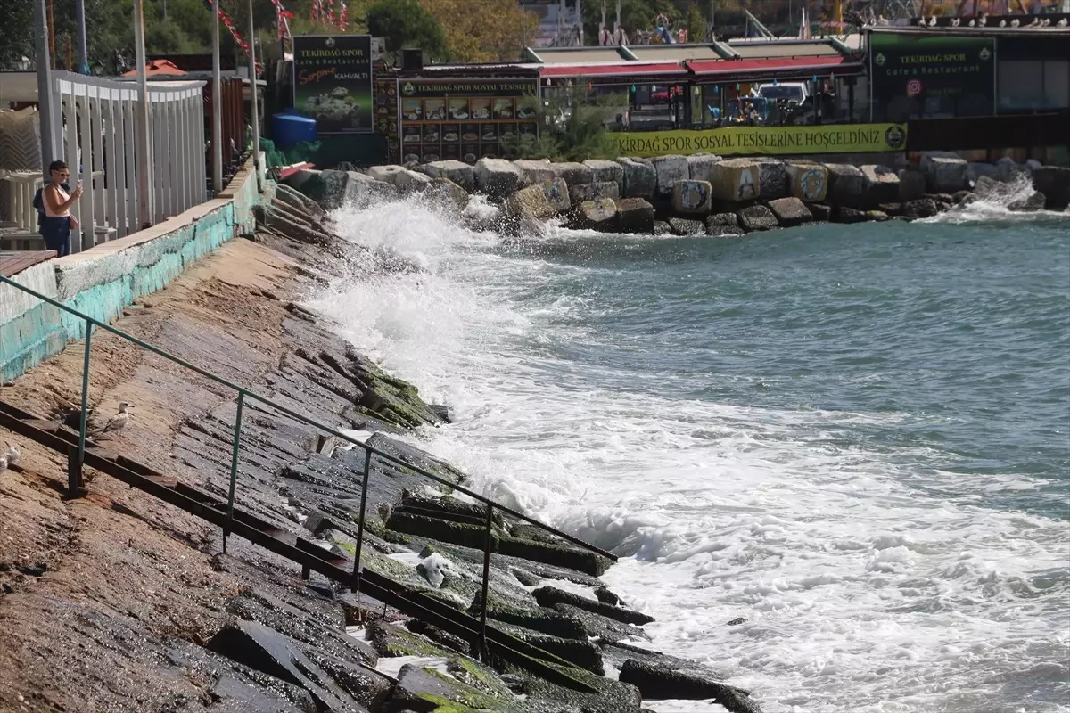 Poyraz Tekirdağ’da Deniz Ulaşımını Aksatıyor