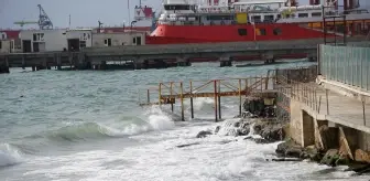 Marmara Denizi'nde Poyraz Etkili, Tekirdağ'da Denizde Aksamalar Yaşanıyor
