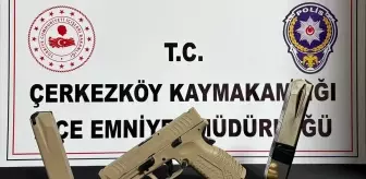 Tekirdağ'da Metruk Binada Ruhsatsız Tabanca Ele Geçirildi