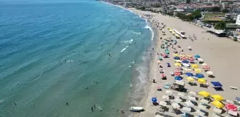 Tekirdağ'da Sıcak Hava, Sahillerde Yoğunluk Oluşturdu
