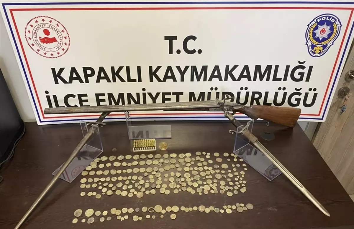 Tekirdağ'da Tarihi Eser Kaçakçılığı Operasyonu