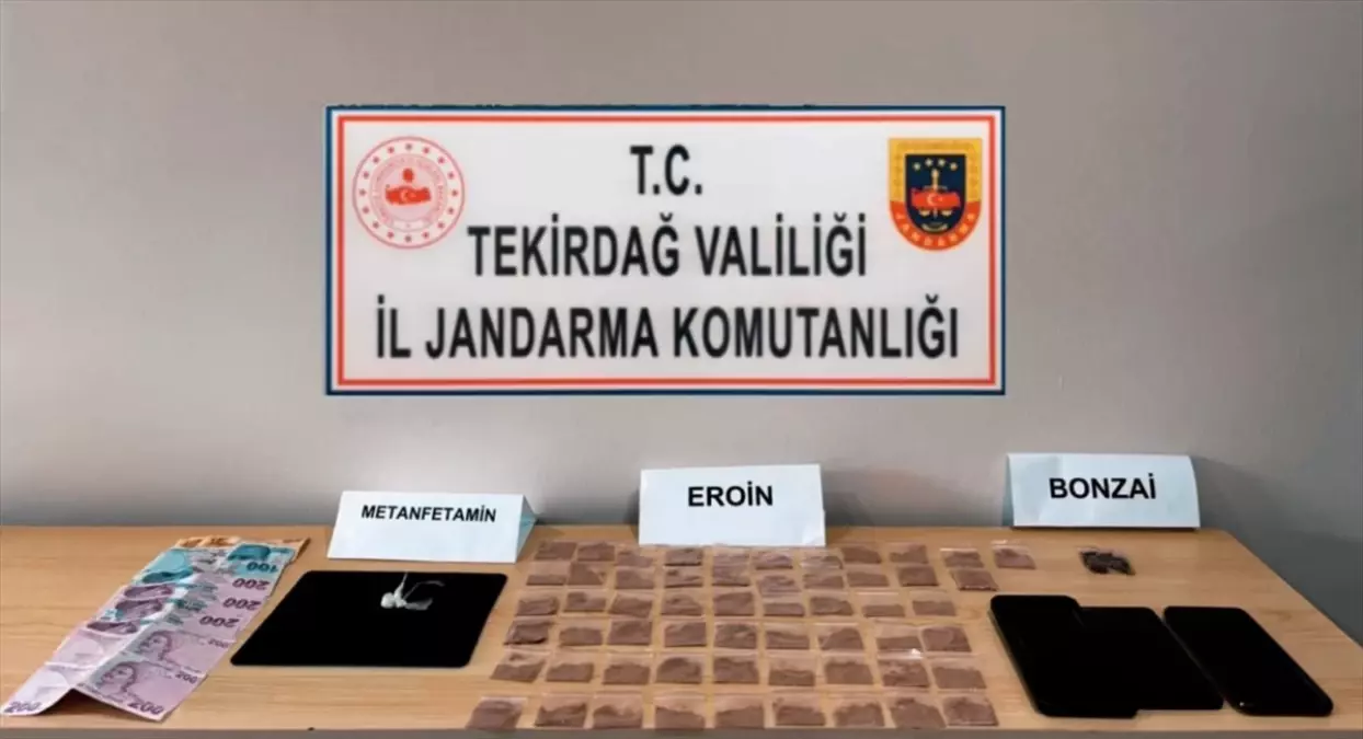 Tekirdağ'da Uyuşturucu Ele Geçirildi, İki Şahıs Tutuklandı