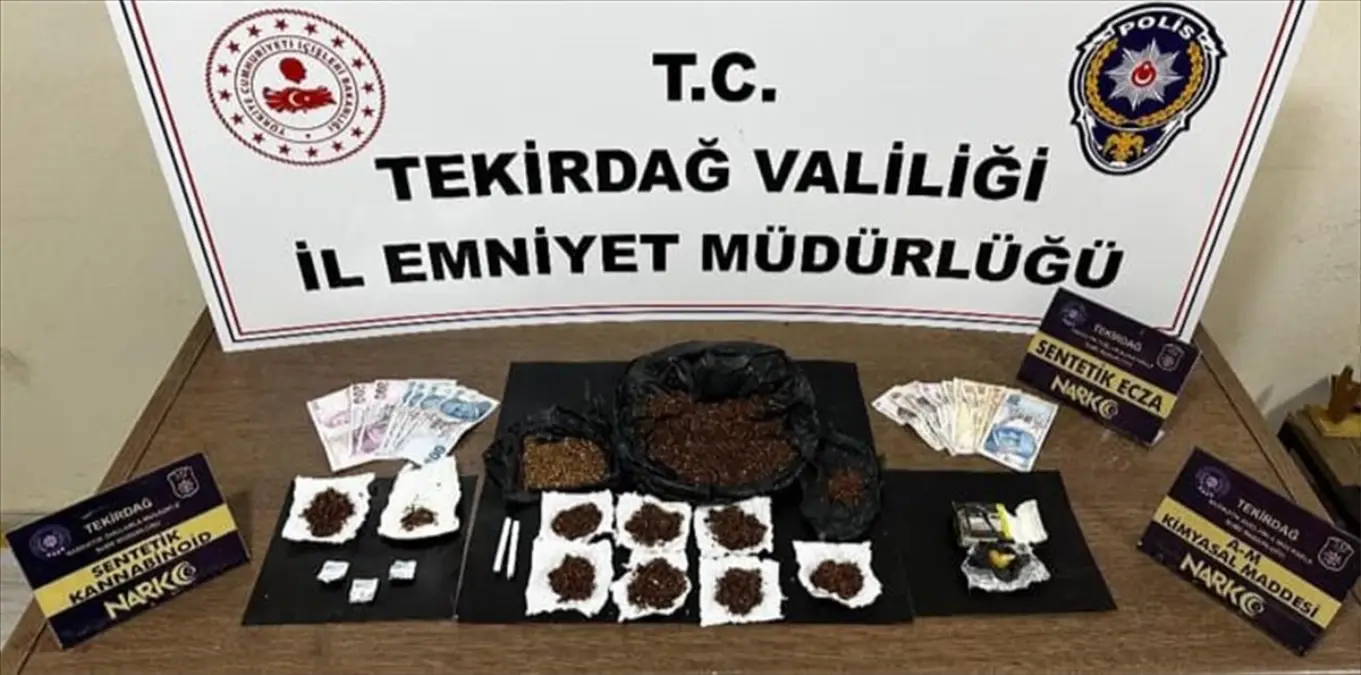 Tekirdağ'da Uyuşturucu Operasyonunda 9 Şüpheli Tutuklandı