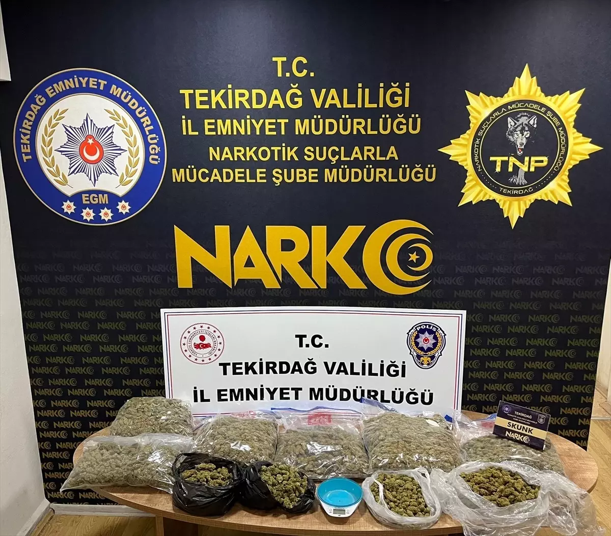 Tekirdağ'da Uyuşturucu Operasyonu: 3 Şüpheli Tutuklandı