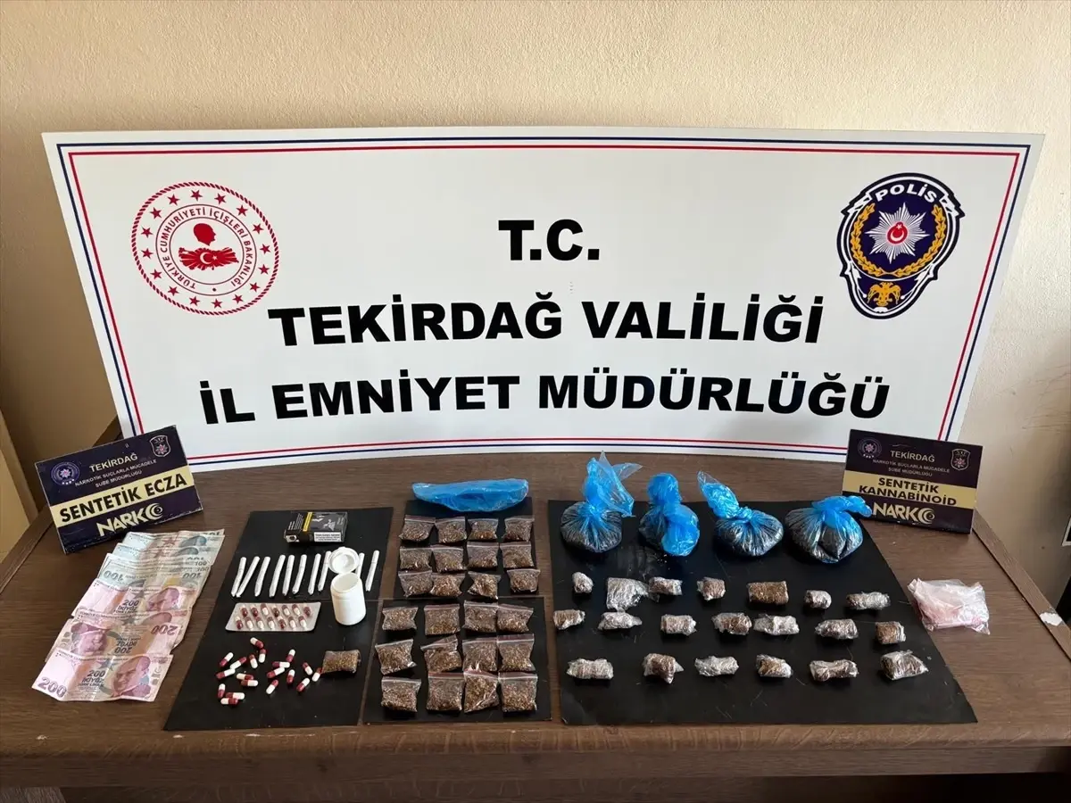 Tekirdağ'da Uyuşturucu Operasyonu: 2 Tutuklama