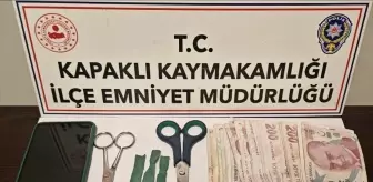 Tekirdağ'da Uyuşturucu Operasyonu: Zanlı Tutuklandı