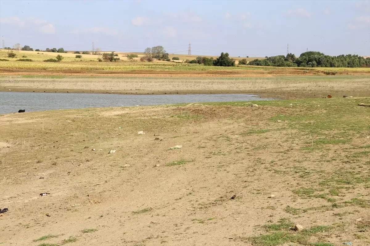 Tekirdağ'da Kuraklık Bıyıkali Göleti'ni Tehdit Ediyor