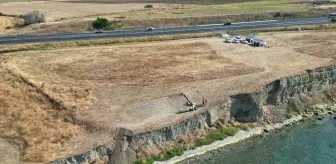 Tekirdağ'daki Antik Kentte Deniz Kıyısında Kazılar Başladı