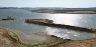 Tekirdağ'daki Karaiğdemir Barajı'nda Su Seviyesi Kritik Düzeye İndi