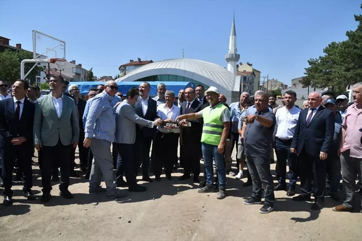Tekirdağ'da Yeni İlkolun Temeli Atıldı