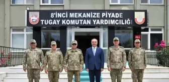 Tekirdağ'da Vali Soytürk, 1. Ordu Komutanı Tokel'i Ziyaret Etti