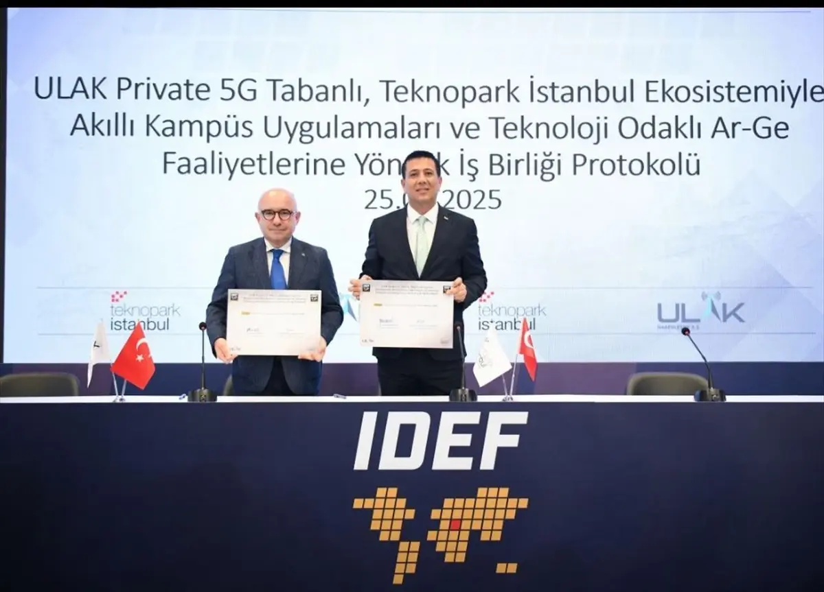 Teknopark İstanbul ve ULAK Haberleşme Arasında Stratejik İş Birliği