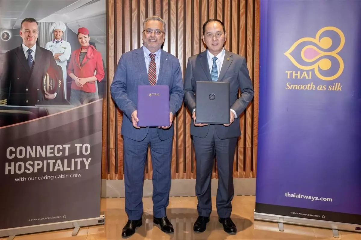 Türk Hava Yolları ve Thai Airways'ten Stratejik İşbirliği Anlaşması