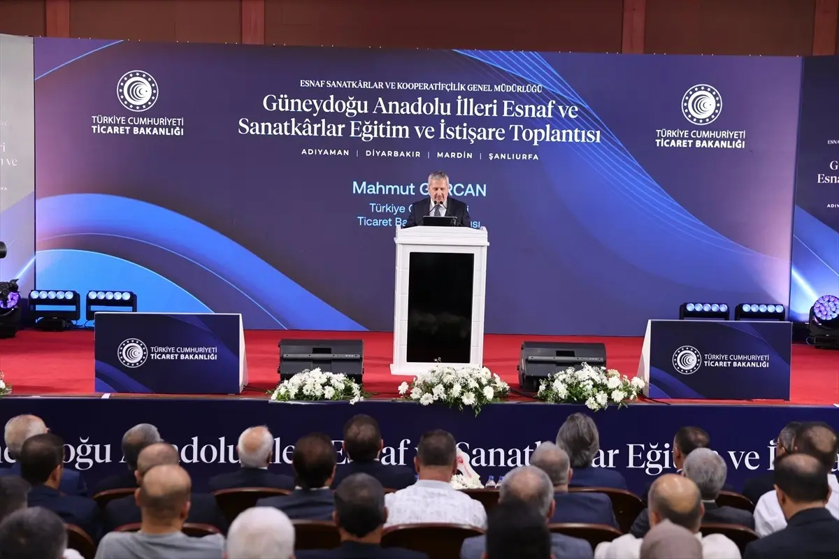 Ticaret Bakan Yardımcısı Mahmut Gürcan Şanlıurfa'da konuştu Açıklaması