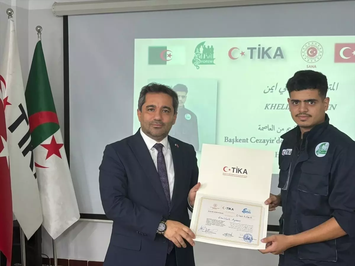 TİKA Cezayir'de Kaynakçılık ve Metal İşleme Eğitimi Düzenledi