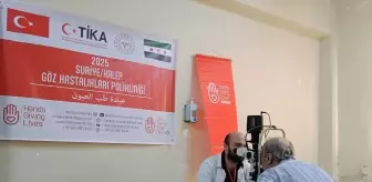 TİKA ve Can Veren Eller Derneği Halep'te 92 Hastaya Ücretsiz Göz Ameliyatı Gerçekleştirdi