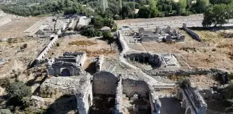 Tlos Antik Kenti'nde Restore Çalışmaları Devam Ediyor