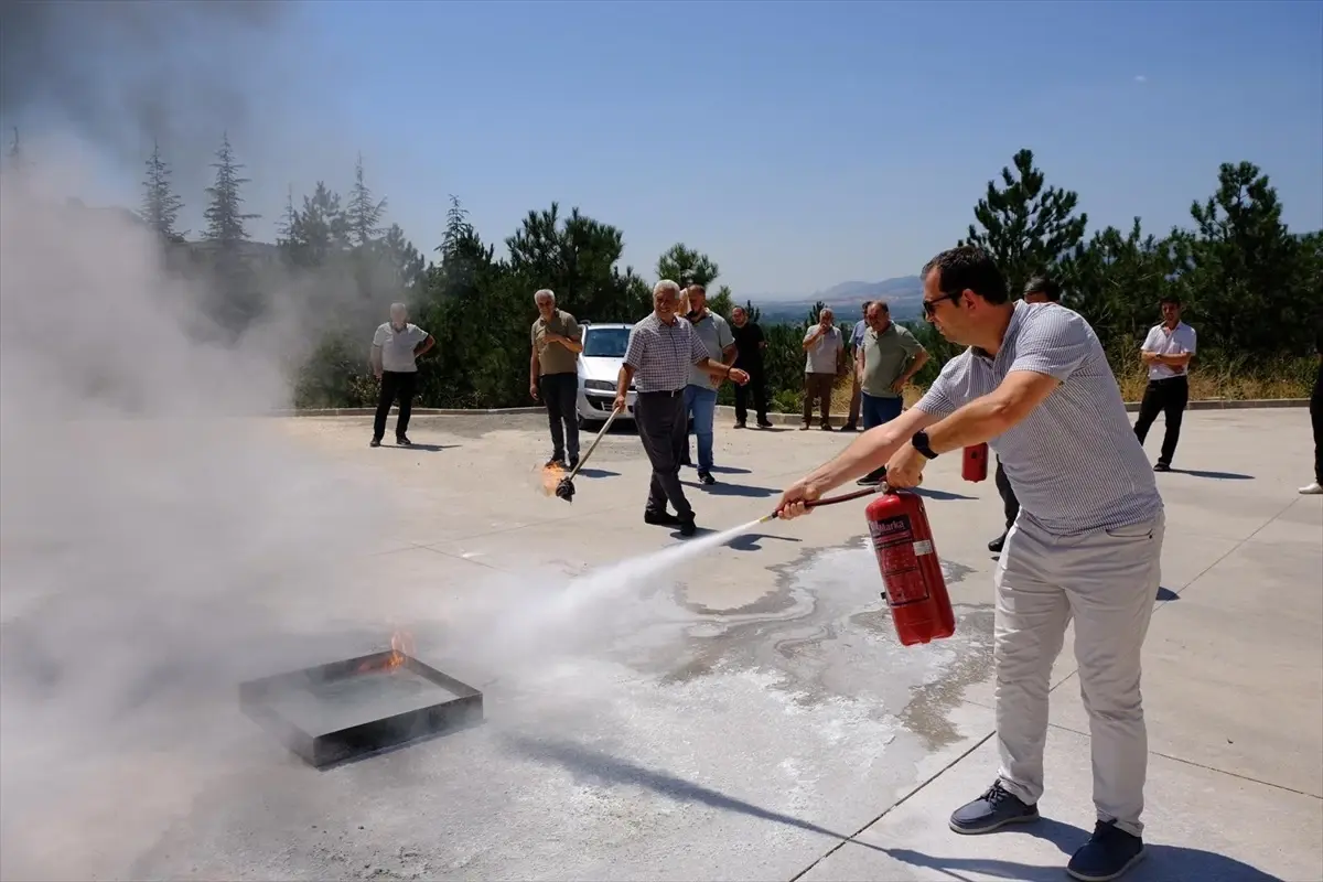 Tokat Gaziosmanpaşa Üniversitesinde Yangın Tatbikatı Gerçekleştirildi