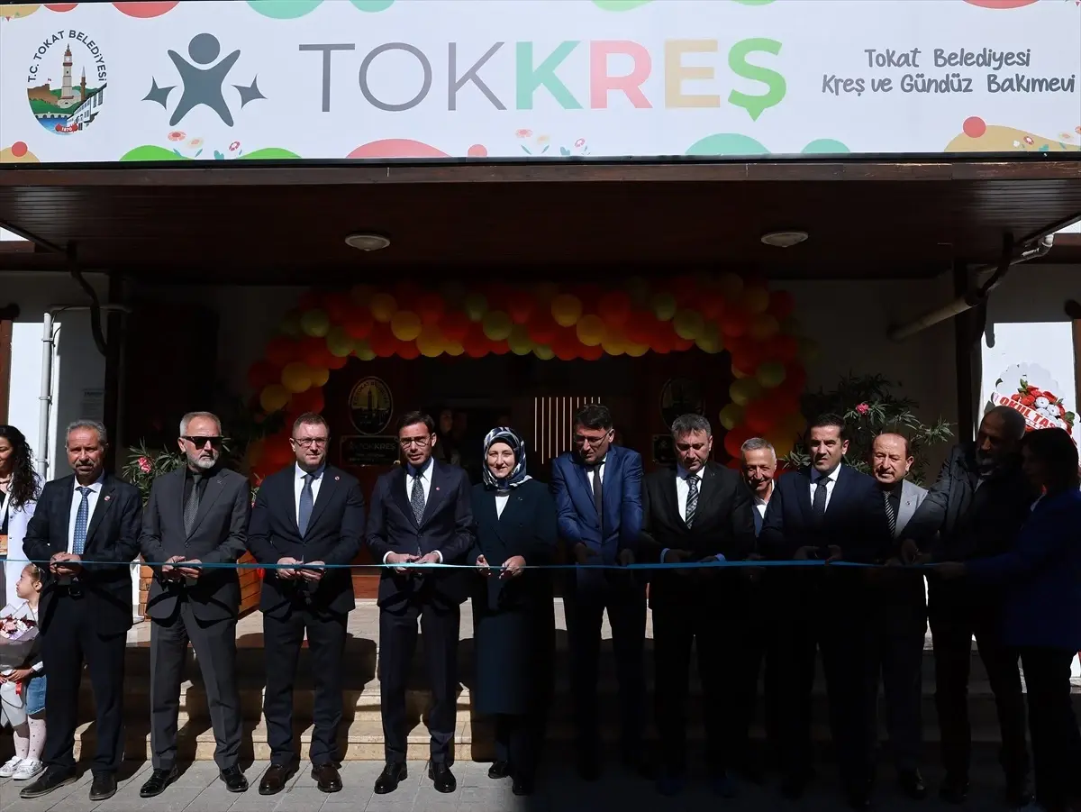 Tokat'ta Modern Kreş ve Gündüz Bakımevi Hizmete Açıldı