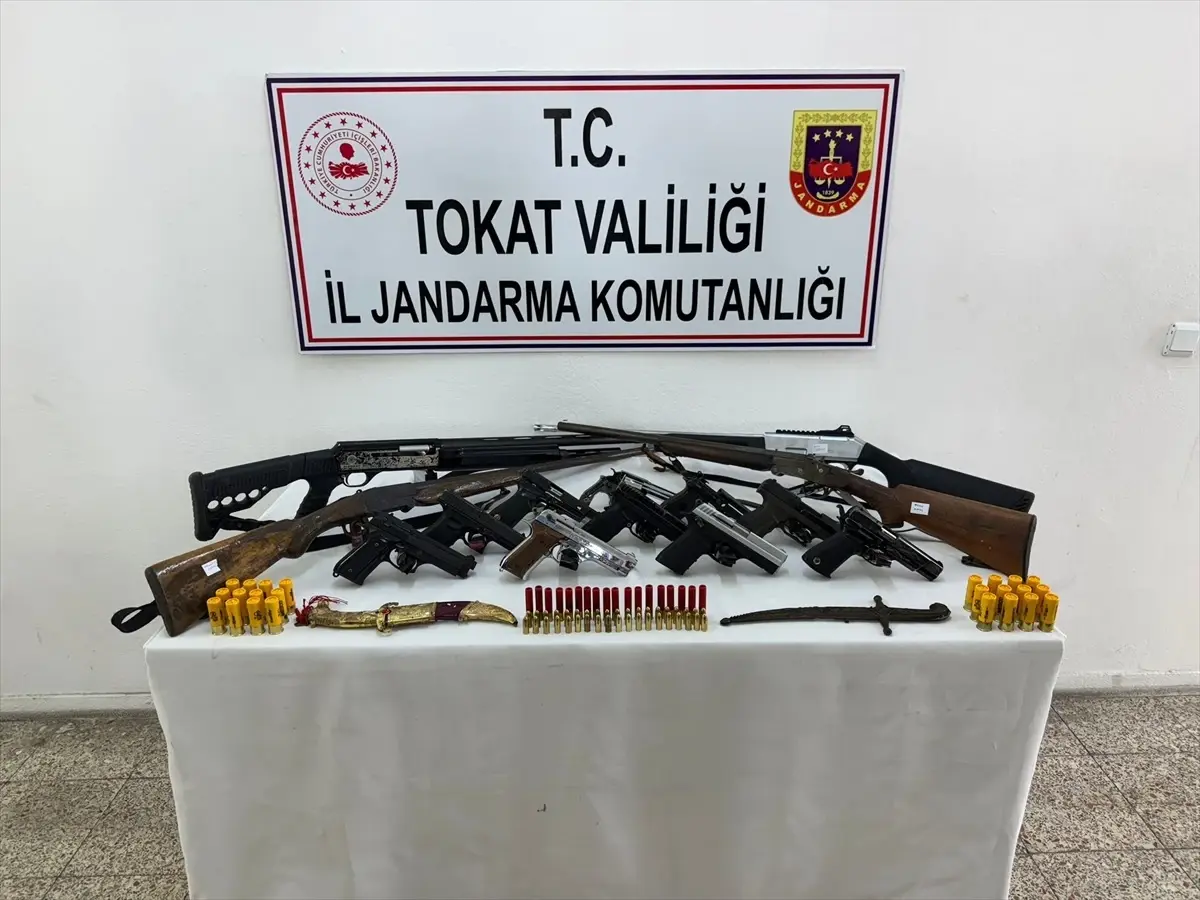 Tokat Merkezli Kaçak Silah Operasyonunda 6 Gözaltı
