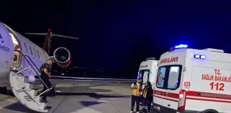 Tokat'tan Ankara'ya Kalp Rahatsızlığı Olan Bebek Sevk Edildi
