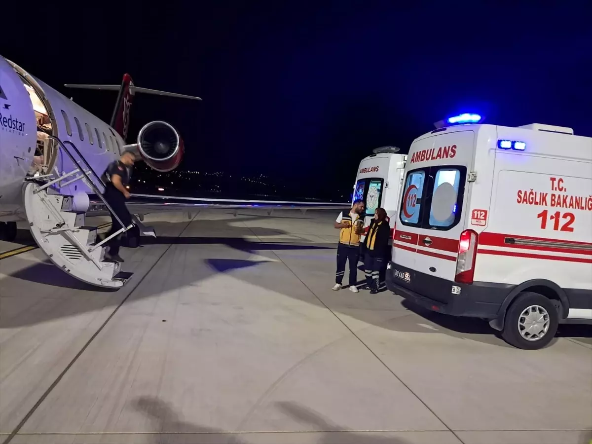 Tokat'tan Ankara'ya Kalp Rahatsızlığı Olan Bebek Sevk Edildi