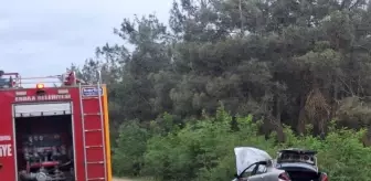 Tokat'ta Otomobil Yangını: Araç Kül Oldu