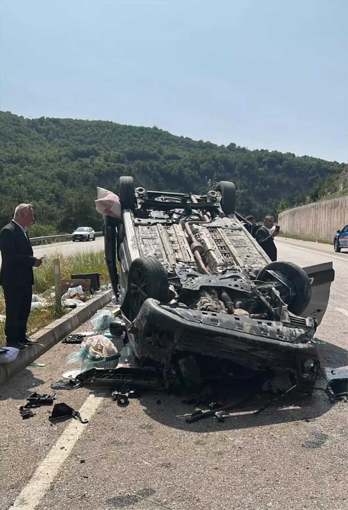 Tokat'ta Hafif Ticari Araç Devrildi: 5 Yaralı