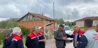 Tokat'ta Dolu Yağışı Sonrası Hasar Tespit Çalışmaları Başladı