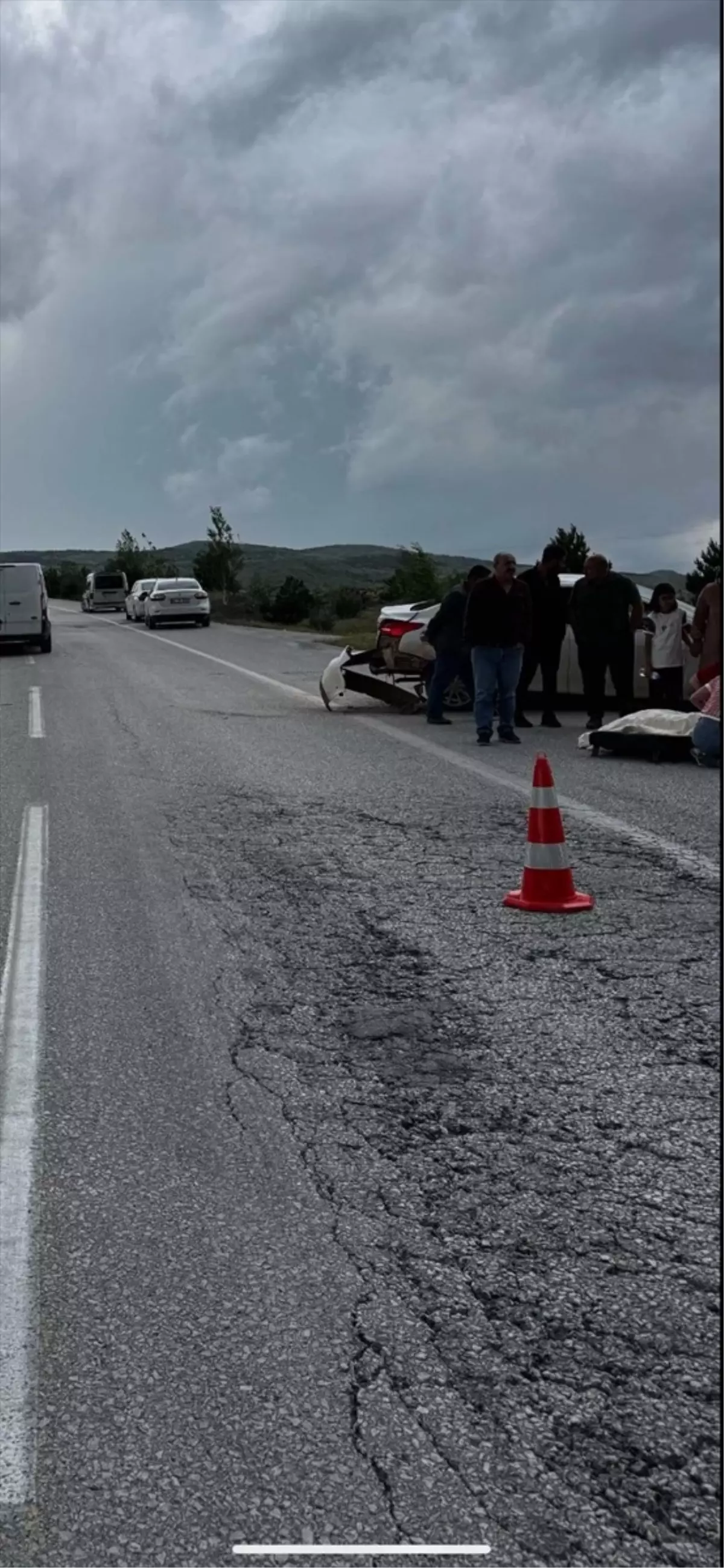 Tokat'ta İki Otomobil Çarpıştı: 2 Yaralı