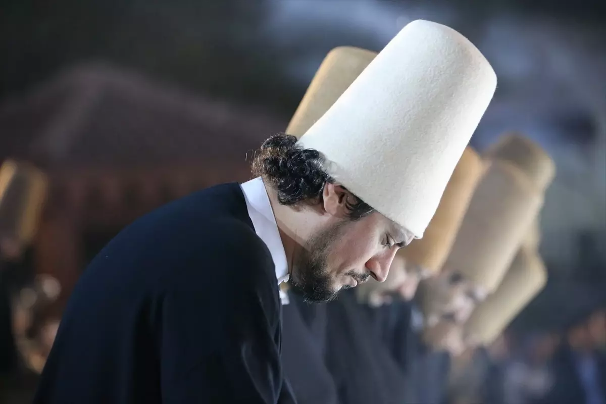 Tokat'ta Mevlevihane Vakıf Müzesi'nde Sema Gösterisi