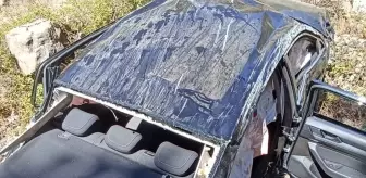 Tokat'ta Uçuruma Devrilen Otomobilin Sürücüsü Yaralandı