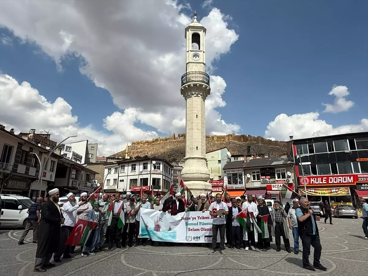 Trabzon, Bayburt ve Ordu'da Filistin'e Destek Gösterileri