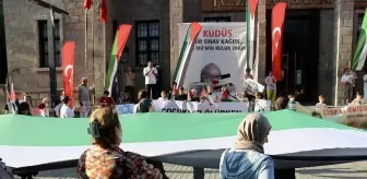 Trabzon'da Filistin'e Destek Yürüyüşü Gerçekleştirildi