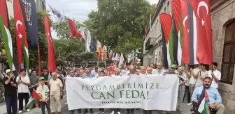 Trabzon'da Hazreti Muhammed'in Karikatürüne Tepki