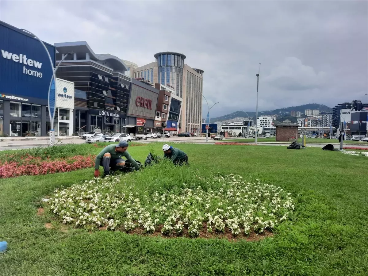 Trabzon'da Park ve Yeşil Alanlarda Kapsamlı Düzenleme Çalışmaları Devam Ediyor