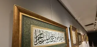 Trabzon'da 'Tarihin Akışında Meşhur Hattatlar' sergisi açıldı