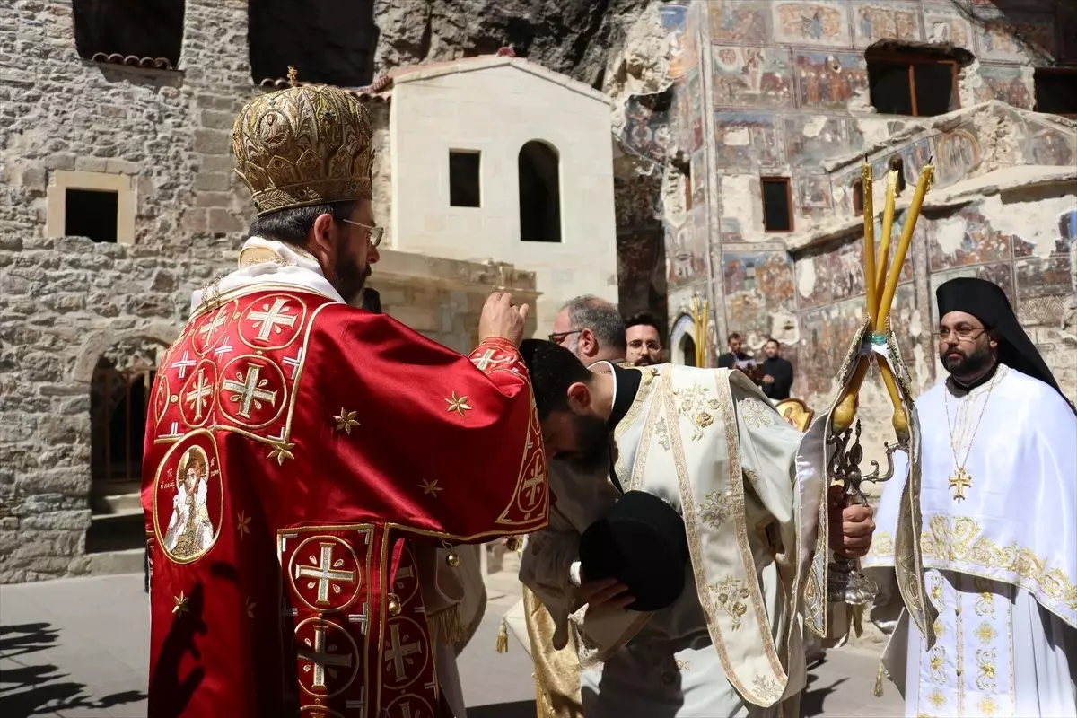 Sümela Manastırı'nda 12. Ayin Gerçekleştirildi