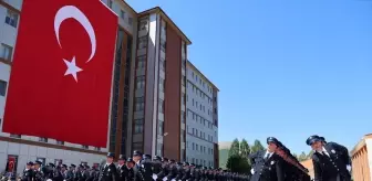 Trabzon, Rize ve Bayburt'ta eğitimlerini tamamlayan 579 polis adayı mezun oldu