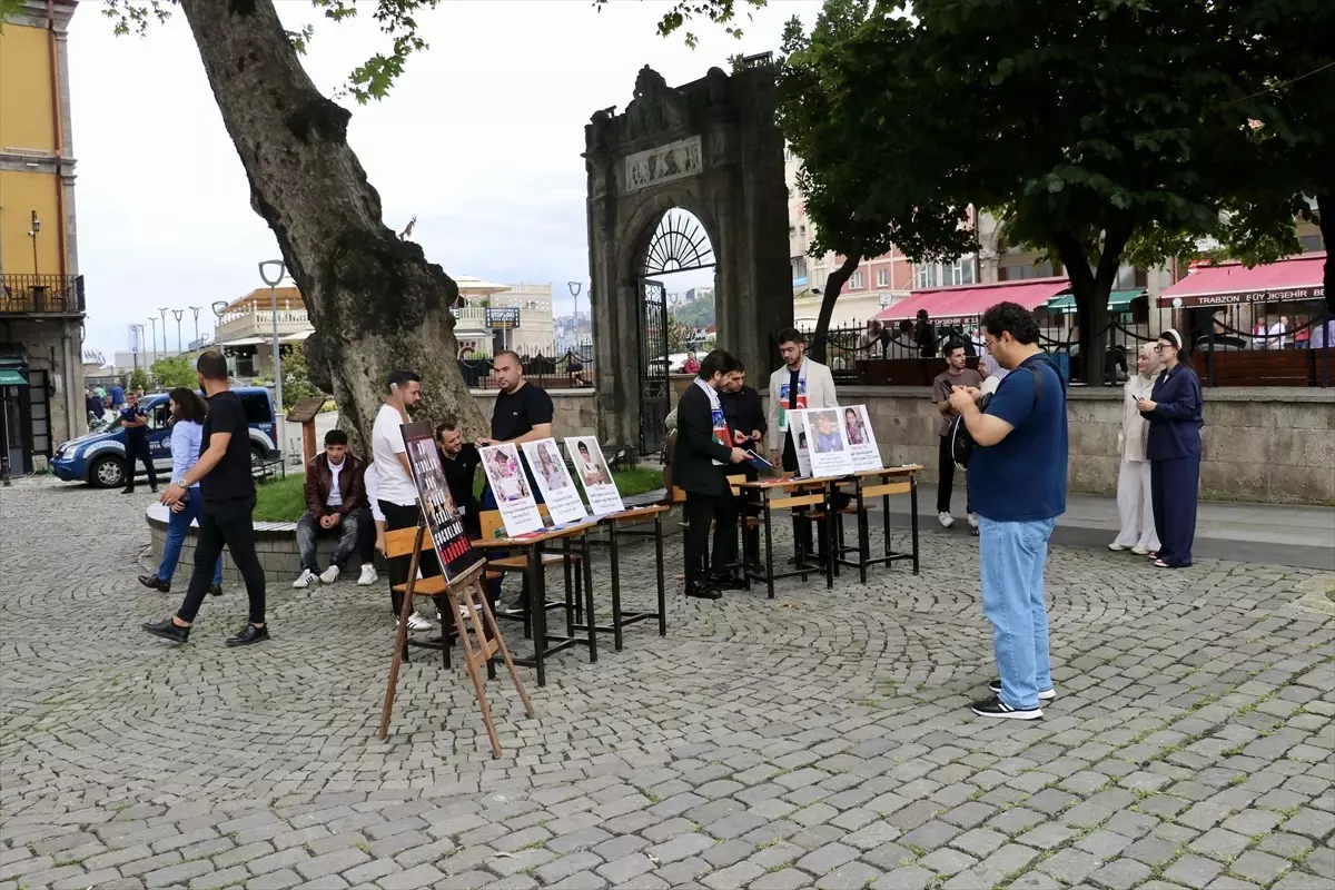 Trabzon ve çevre illerde 'Boş Sıralar' etkinliğiyle Gazze'deki çocuklar anıldı