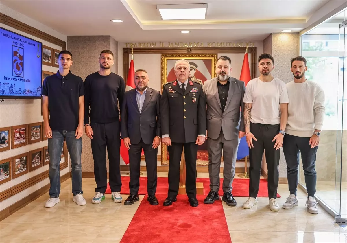 Trabzonspor, Jandarma Teşkilatı'nın Kuruluş Yıldönümünü Kutladı