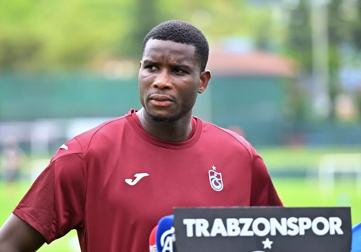 Trabzonspor'un golcüsü Paul Onuachu, hedeflerini açıkladı Açıklaması