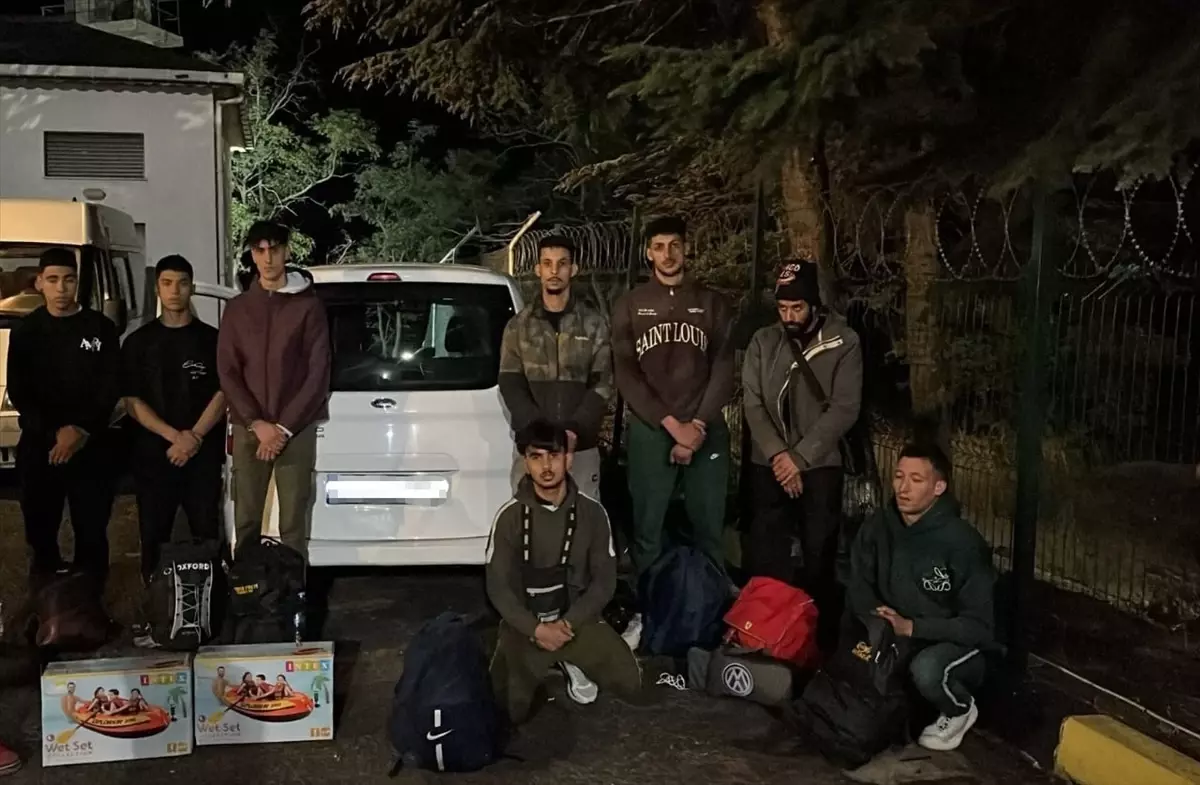Edirne, Kırklareli ve Tekirdağ'da 36 Düzensiz Göçmen Yakalandı