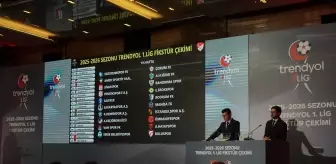 Trendyol 1. Lig 2025-2026 sezonu fikstür çekimi