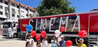 Tokat'ın Artova İlçesine TRT Sinema Tırı Geldi