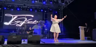 İpsala Çeltik Festivali'nde Tuğçe Kandemir Konser Verdi
